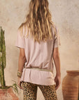 Spell Coco Cantina Biker Tee Taupe