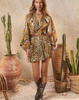 Spell Lovers and Dreamers Short Robe Gold