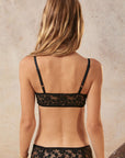 Spell Lux Lisbon Lace Bralette Onyx