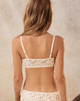 Spell Lux Lisbon Lace Bralette Vintage Cream