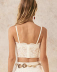 Spell Lux Lisbon Lace Bustier Vintage Cream