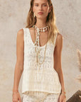 Spell Siesta Cami White Sand