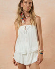 Spell Hera Lace Crop Salt