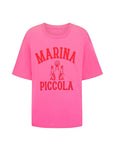 Spell Marina Piccola Oversized Biker Tee Cosmos Pink
