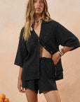 Spell Rhodes Knit Shirt Onyx