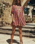 Spell Swan Lake Mini Dress Lilac Rose