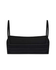 Nagnata Strap Back Wool Bralet Obsidian