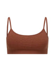 Nagnata Textured Ballet Wool Bralet Clay
