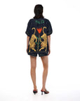 The Tales Silk Crouching Tiger Black