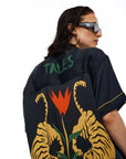 The Tales Silk Crouching Tiger Black