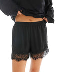 The Tales Lace Athena Shorts Black