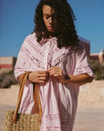 Kinga Csilla Tessera Nola Button Down Dress