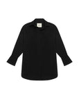 Wnsdy The Claire Shirt Dress Black
