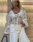 Spell Teodora Blouse Sea Salt