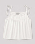 Deiji Studios Tied Cami White