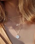 Murkani Nostalgic Fob Necklace Sterling Silver