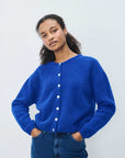 American Vintage Cardigan Vitow Royal Blue