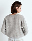 American Vintage Cardigan Vitow Light Grey Melange