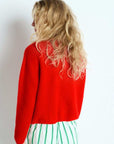 American Vintage Vitow Cardigan Strawberry