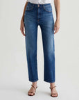AG Rian High Rise Straight Denim 14 Years Stereo