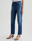 AG Rian High Rise Straight Denim 14 Years Stereo