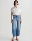 AG Hattie Crop High Rise Barrel Helios