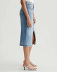AG Alicia Midi Skirt Eclipsed
