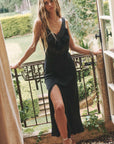 Spell Vina Lace Slip Dress Midnight