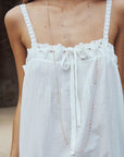 Spell Vintage Petticoat Mini Dress Vintage White
