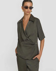 Viktoria and Woods Broadway Shirt Antique Olive