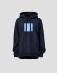 Viktoria and Woods Unisex Hoodie Navy Marle
