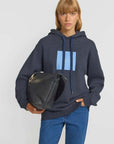 Viktoria and Woods Unisex Hoodie Navy Marle