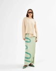 Rabens Saloner Cedra Soft Knit Boxy Sweater Buttercream