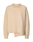 Rabens Saloner Cedra Soft Knit Boxy Sweater Buttercream