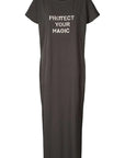 Rabens Saloner Magic Jersey Dress Faded Black
