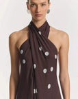 Viktoria and Woods Awakening Dress Mahogany Spot