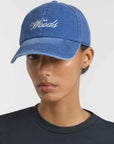 Viktoria and Woods Cursive Cap Vintage Navy