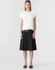 Bassike Slub Heritage T Shirt White