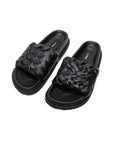 La Tribe Weave Slide Black