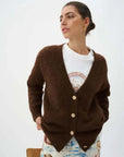 Roame Arthur Cardigan Mahogany