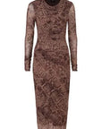 Husk Serpent Mesh Dress