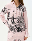 Roame Monroe Tie Shirt Ciao Rosa
