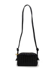 La Tribe Woven Dumpling Bag Black