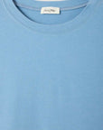 American Vintage Ypawood Long Sleeve T Shirt Blue Melange