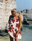 Zulu and Zephyr Cotton Mini Dress Ruby Floral
