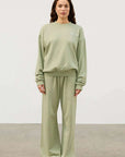 Zulu and Zephyr Fleece Sport Sweat Shirt Eucalyptus