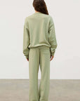 Zulu and Zephyr Fleece Sport Sweat Shirt Eucalyptus
