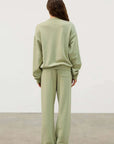 Zulu and Zephyr Fleece Sport Sweat Shirt Eucalyptus