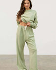 Zulu and Zephyr Fleece Sport Sweat Pant Eucalyptus