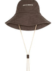 Zulu and Zephyr Logo Bucket Hat Cocoa